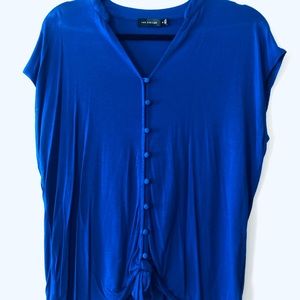 🆕 THE LIMITED: BLUE TIE WAIST TEE